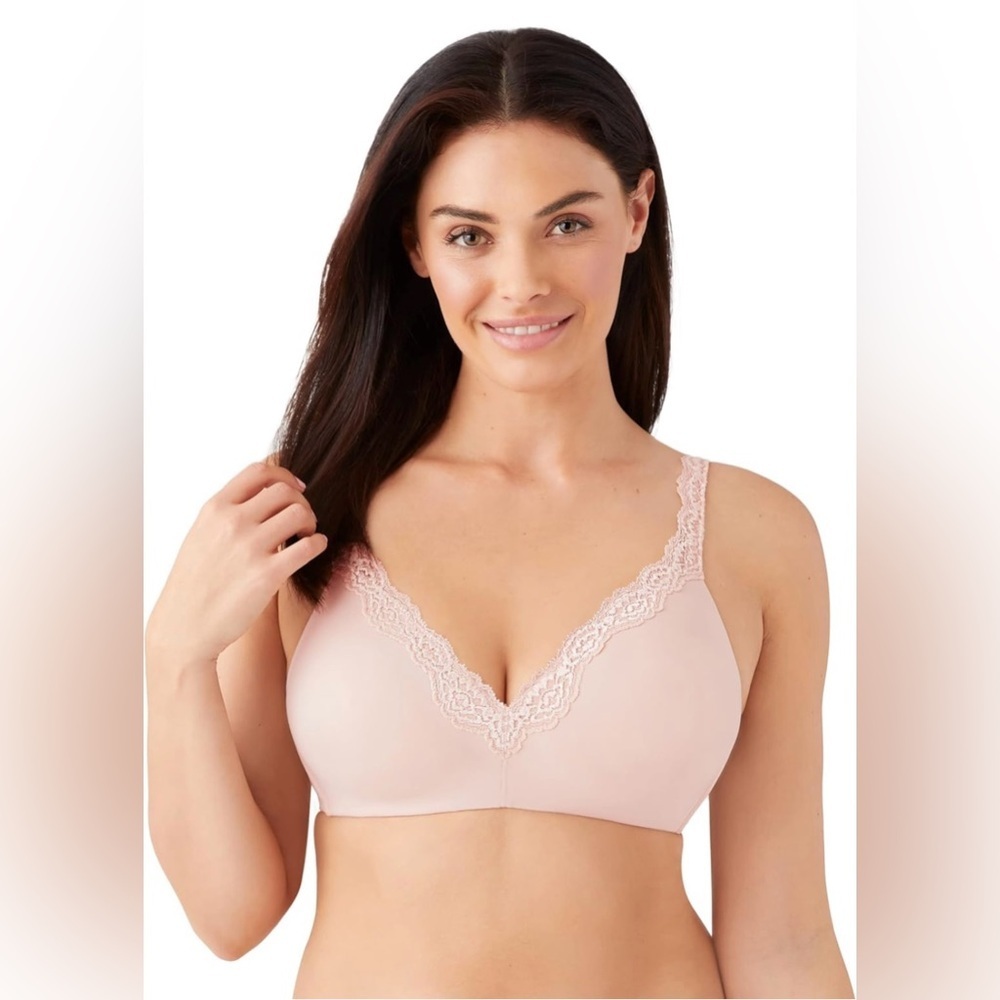 Wacoal Women's Softly Styled Wirefree T-Shirt Bra Rose Dust -
